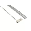 Kensington Slim NanoSaver 2.0 EQ kombinacinis nešiojamojo kompiuterio spyna, 1,8 m, nerūdijantis plienas, cinko plienas, sidabrinė