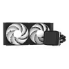Zalman ALPHA2 DS A24 BLACK procesoriaus aušinimo sistema, viskas viename skysčio aušintuvas, 12 cm, 1 vnt.
