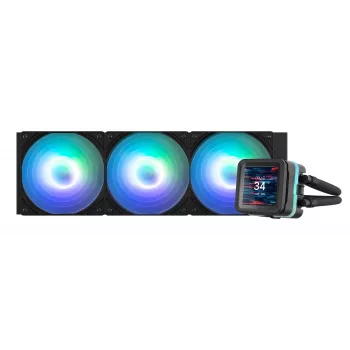Zalman ALPHA2 DS A36 BLACK procesoriaus aušinimo sistema Visas viename skystas aušintuvas 12 cm 1 vnt.