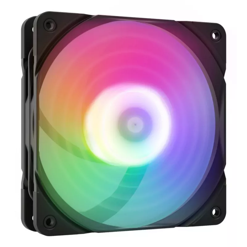 Kompiuterio ventiliatorius ZALMAN ZM-AF 120R ARGB BLACK 120 mm su ARGB apšvietimu