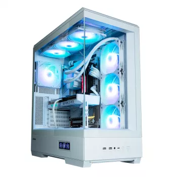 Korpusas Zalman P50 DS White Midi Tower
