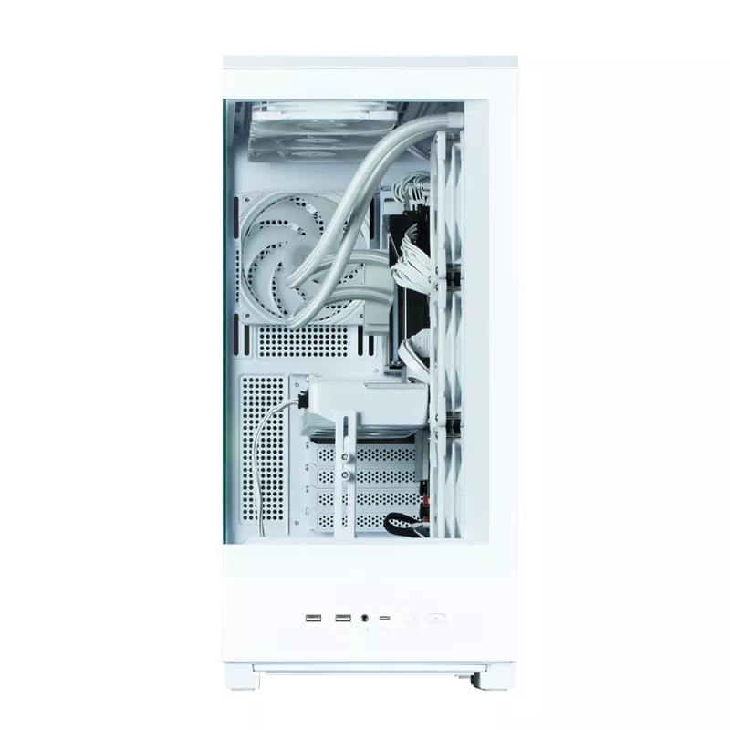 Korpusas Zalman P50 DS White Midi Tower