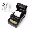 Etikečių spausdintuvas NIIMBOT B21S juodas – kompaktiškas Bluetooth termospausdintuvas ritininėms etiketėms, 50 mm spausdinimo plotis, 60 mm/s, Li-Ion 1200 mAh