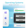 ICY BOX IB-1233CL-CR USB 3.2 Gen 1 (3.1 Gen 1) Type-A juodas