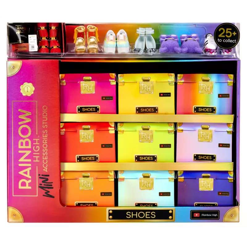 Rainbow High Mini Priedų Aulinukai – Serija 1, S Asortimentas PDQ