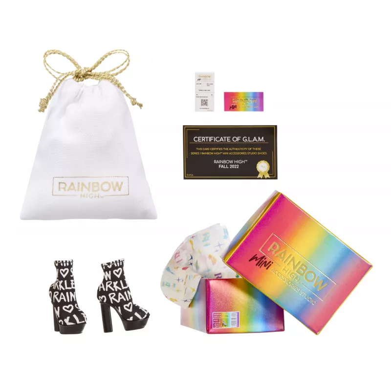 Rainbow High Mini Priedų Aulinukai – Serija 1, S Asortimentas PDQ
