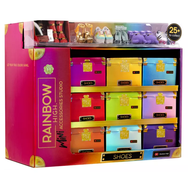 Rainbow High Mini Priedų Aulinukai – Serija 1, S Asortimentas PDQ