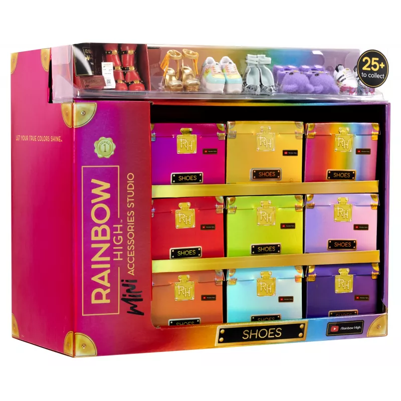 Rainbow High Mini Priedų Aulinukai – Serija 1, S Asortimentas PDQ