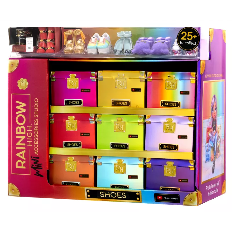 Rainbow High Mini Priedų Aulinukai – Serija 1, S Asortimentas PDQ