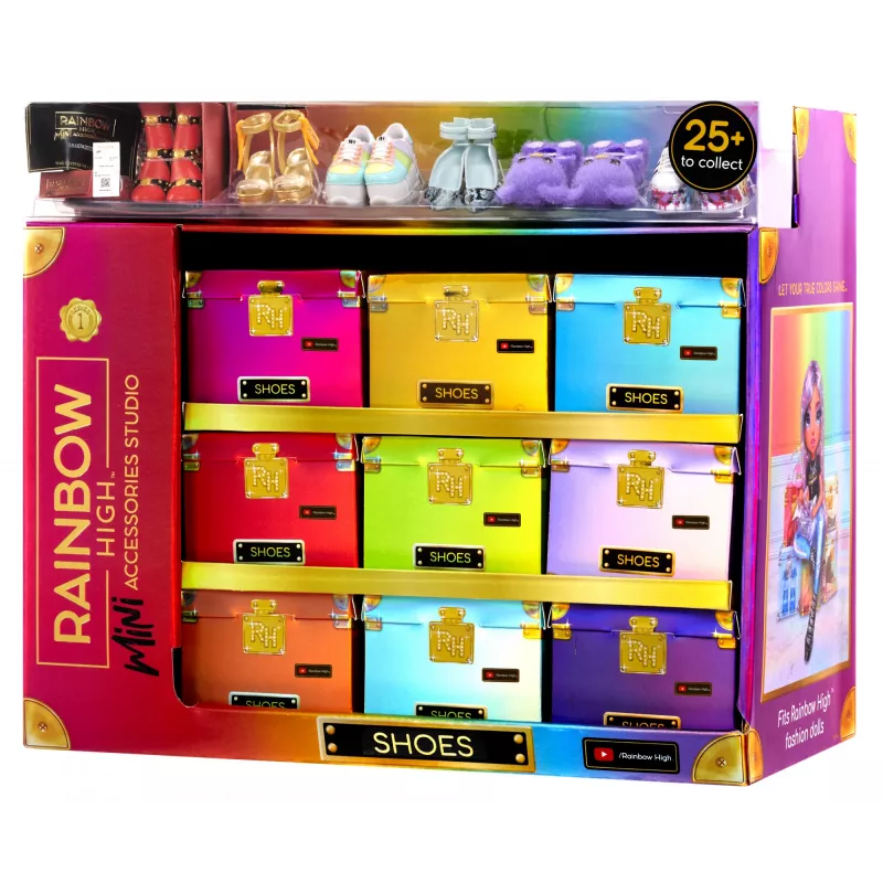 Rainbow High Mini Priedų Aulinukai – Serija 1, S Asortimentas PDQ