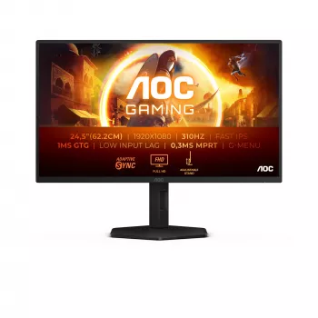 AOC G4 25G4SXU kompiuterio monitorius 62,2 cm (24,5 colio) 1920 x 1080 pikselių Full HD LED juodas, pilkas