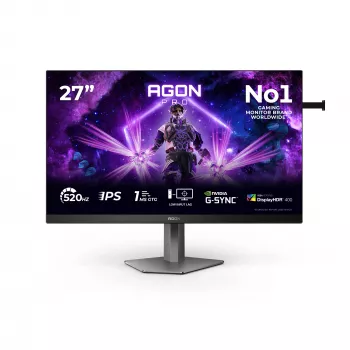 Monitorius AOC G2 AG276FK 68,6 cm (27 colių) Full HD LED juodas, pilkas