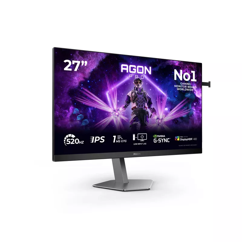 Monitorius AOC G2 AG276FK 68,6 cm (27 colių) Full HD LED juodas, pilkas