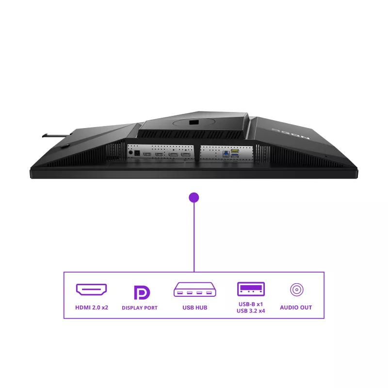 Monitorius AOC G2 AG276FK 68,6 cm (27 colių) Full HD LED juodas, pilkas