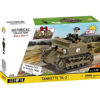 Cobi Blocks Tankette TK-3 konstrukcinis rinkinys – 323 detalės