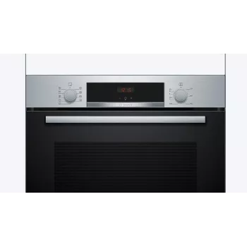 BOSCH Serie 4 HBA534ES3 orkaitė 71 L 3400 W Juoda, Nerūdijantis plienas