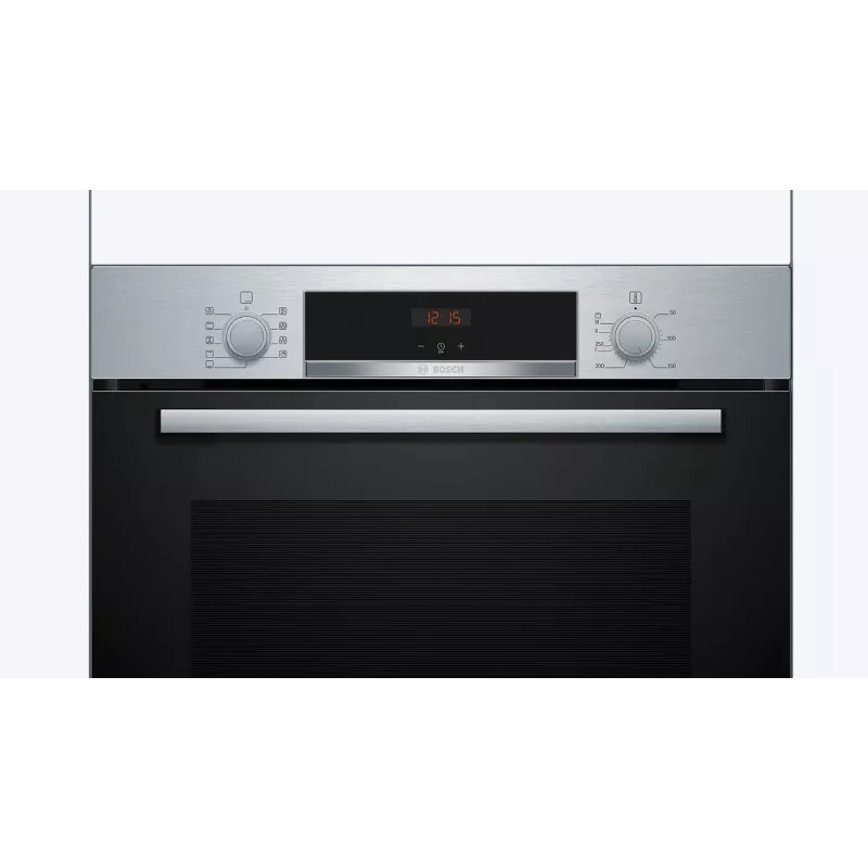 BOSCH Serie 4 HBA534ES3 orkaitė 71 L 3400 W Juoda, Nerūdijantis plienas