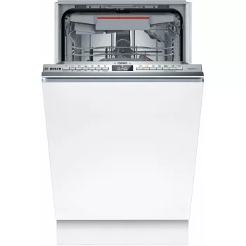 Integruojamas indaplovė Bosch Serie 4 SPV4HMX49E — siauras 45 cm, 10 vietų, 44 dB, 6 programų