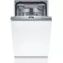 Integruojamas indaplovė Bosch Serie 4 SPV4HMX49E — siauras 45 cm, 10 vietų, 44 dB, 6 programų