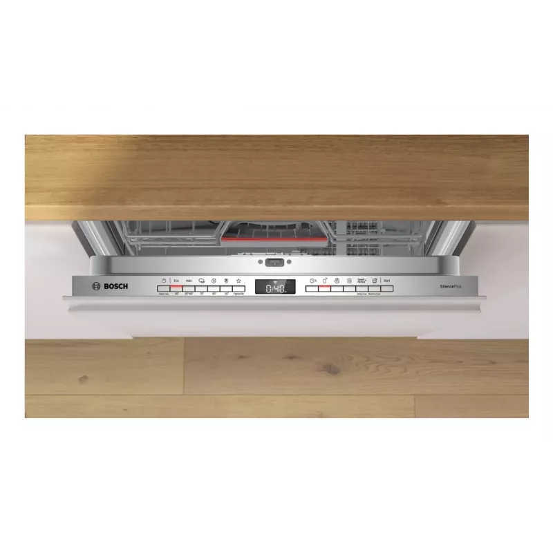 Įmontuojamas indaplovė Bosch SMV4ETX08E — 13 komplektų, 44 dB, pilno dydžio 60 cm, energijos klasė B