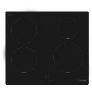 Bosch Serie 4 PUE611BB5E indukcinė kaitlentė juoda įmontuojama 60 cm 4 zonos