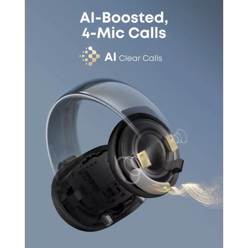 Ausinės ANKER Soundcore Aeroclip – juodos