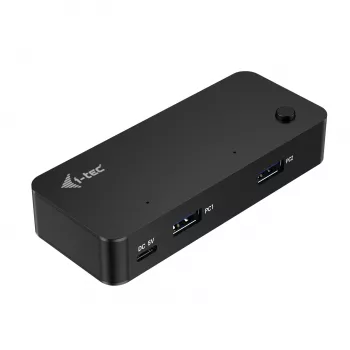 i-tec Universal KVM HUB 2x USB-C 2x USB-A 3.0 5000 Mbit/s Juoda