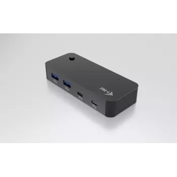 i-tec Universal KVM HUB 2x USB-C 2x USB-A 3.0 5000 Mbit/s Juoda