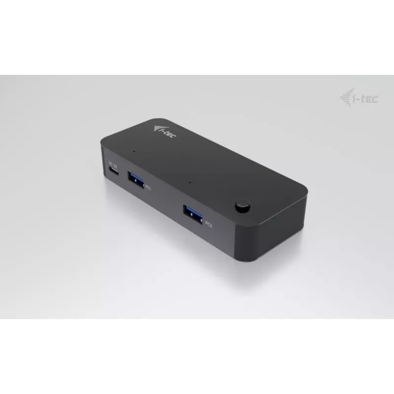 i-tec Universal KVM HUB 2x USB-C 2x USB-A 3.0 5000 Mbit/s Juoda