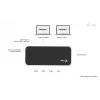 i-tec Universal KVM HUB 2x USB-C 2x USB-A 3.0 5000 Mbit/s Juoda