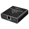 Ethernet skirstytuvas QOLTEC 52294 1x3 RJ45 su USB-C maitinimo įvadu