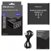 Ethernet skirstytuvas QOLTEC 52294 1x3 RJ45 su USB-C maitinimo įvadu