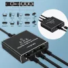 Ethernet skirstytuvas QOLTEC 52294 1x3 RJ45 su USB-C maitinimo įvadu