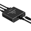 Ethernet skirstytuvas QOLTEC 52294 1x3 RJ45 su USB-C maitinimo įvadu