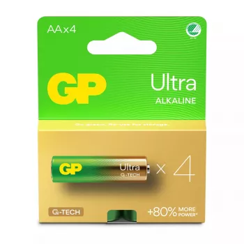 Baterija vienkartinė GP Batteries Ultra Alkaline GP15AU AA LR06 šarminė