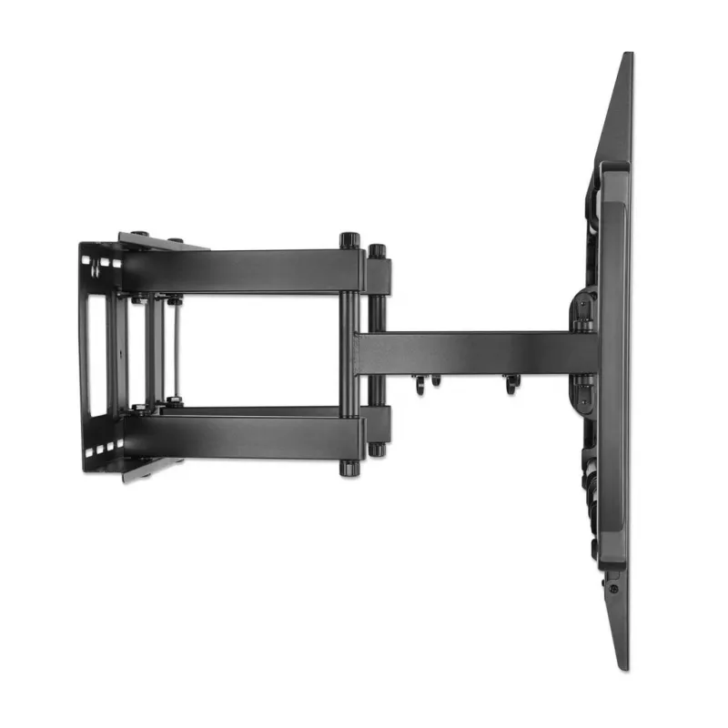Manhattan pilno judesio sieninis laikiklis televizoriams ir monitoriams, 37–100 colių, VESA 200x200–900x600 mm, 80 kg, juodas