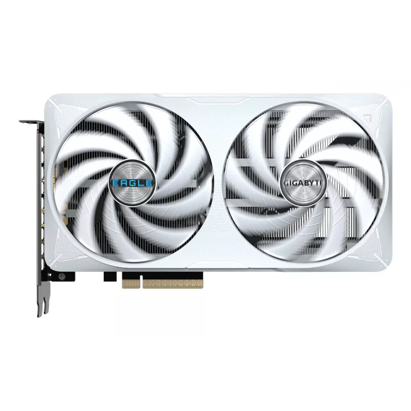 GIGABYTE GeForce RTX 5060 Ti EAGLE OC ICE 16G vaizdo plokštė - 16 GB GDDR7, 128 bitų, PCI-E 5.0, 2617 MHz, 3x DisplayPort, 1x HDMI