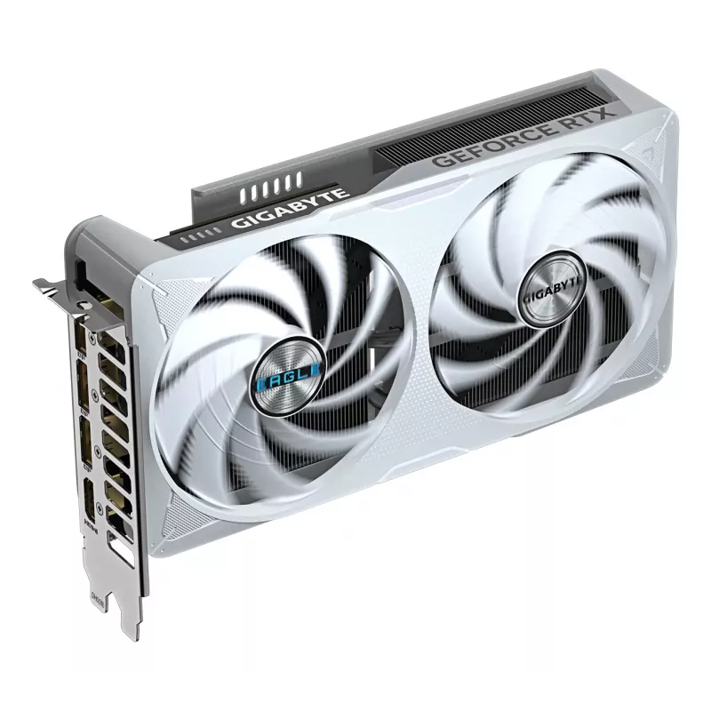 GIGABYTE GeForce RTX 5060 Ti EAGLE OC ICE 16G vaizdo plokštė - 16 GB GDDR7, 128 bitų, PCI-E 5.0, 2617 MHz, 3x DisplayPort, 1x HDMI