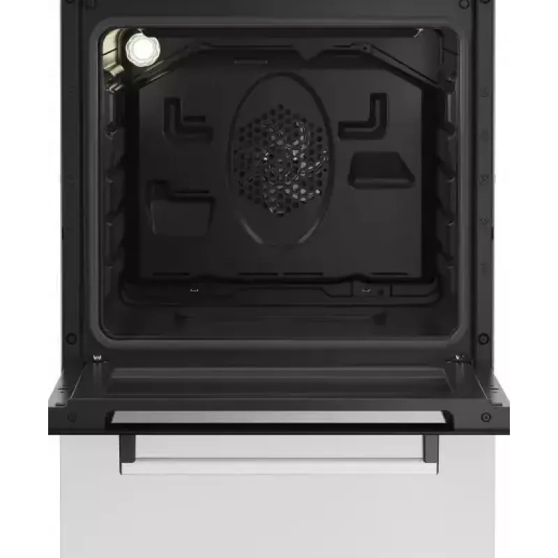 Laisvai pastatoma dujinė-elektrinė viryklė BEKO FSE52323DWD, 4 degiklių kaitlentė, 60 cm, 55 L orkaitė, energijos klasė A