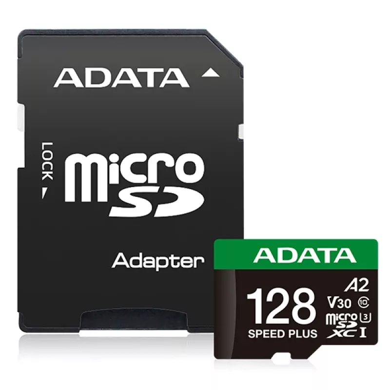 ADATA Speed Plus 128 GB MicroSDXC Class 10 atminties kortelė