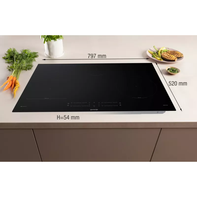 Gorenje GI8432BSCWF indukcinė kaitlentė, juoda, įmontuojama, 60 cm, 4 zonos