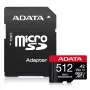 ADATA 512GB microSDXC A2 V30 U3 klasės 10 atminties kortelė, 100/85 MB/s