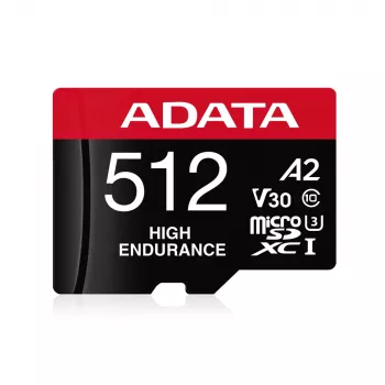 ADATA 512GB microSDXC A2 V30 U3 klasės 10 atminties kortelė, 100/85 MB/s