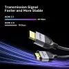 HDMI kabelis UNITEK C11086GY01-1M 1m 2.1 48 Gbit/s Juoda Pilka