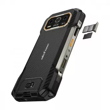 Išmanusis telefonas UleFone Armor 27T 6,58 colio 12GB RAM 256GB juodas, energijos klasė A