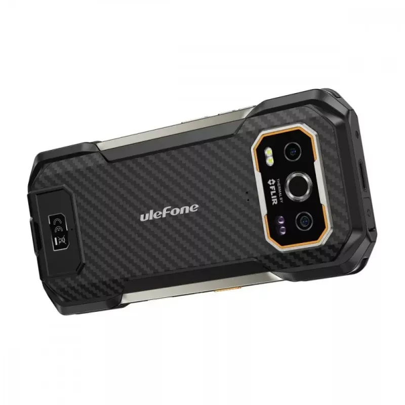 Išmanusis telefonas UleFone Armor 27T 6,58 colio 12GB RAM 256GB juodas, energijos klasė A