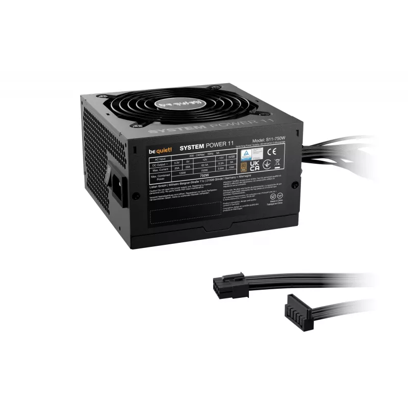 be quiet! System Power 11 750W maitinimo blokas 20+4 pin ATX ATX juodas