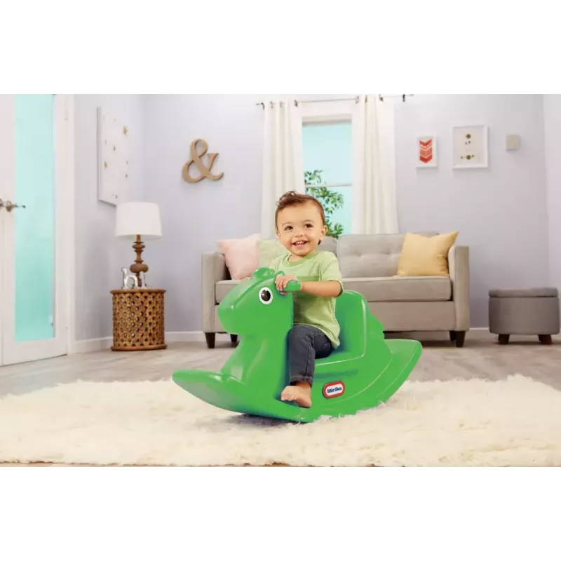 Supamasis žaislas Little Tikes Ricking Horse 174209E3 kalkių žalia – mažylio supynė vidaus žaidimams