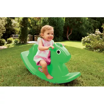 Supamasis žaislas Little Tikes Ricking Horse 174209E3 kalkių žalia – mažylio supynė vidaus žaidimams