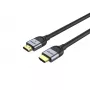 HDMI kabelis UNITEK C11086GY01-3M 3 m 2.1 48 Gbit/s juoda pilka